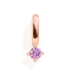 AMETHYST CHARM - ROSE GOLD