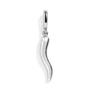 ITALIAN HORN CHARM - SILVER