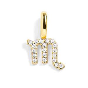 PAVE ZODIAC CHARM 5