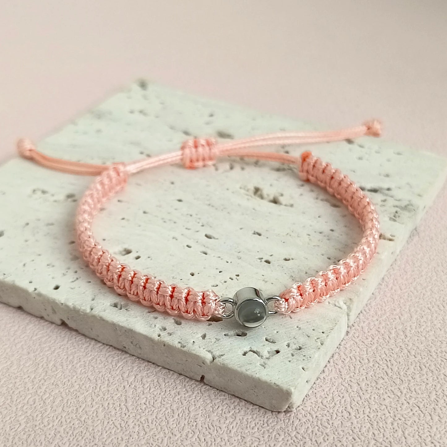 Custom Photo Projection Wool Bracelet