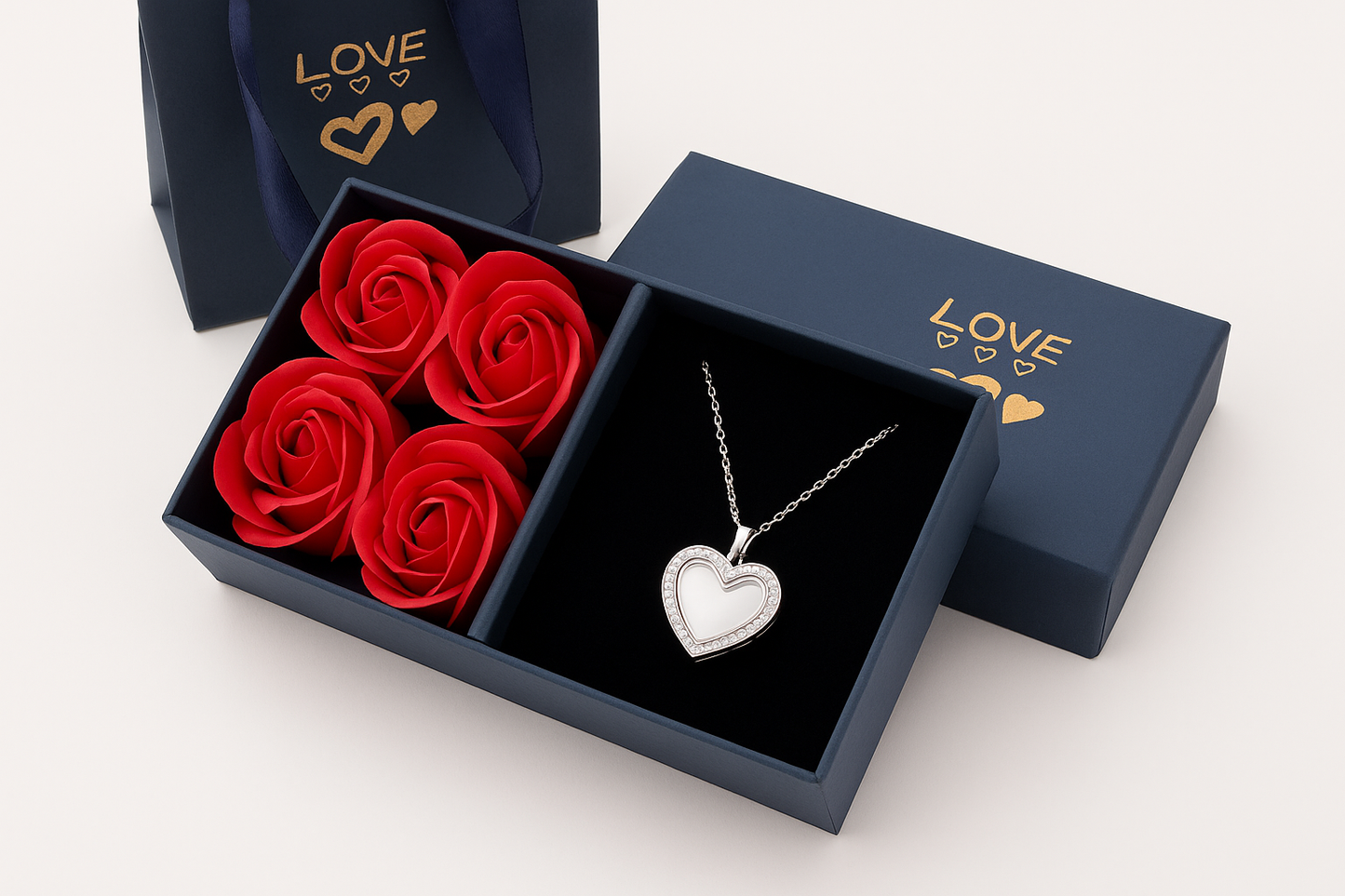 Personalized Heart Locket Necklace
