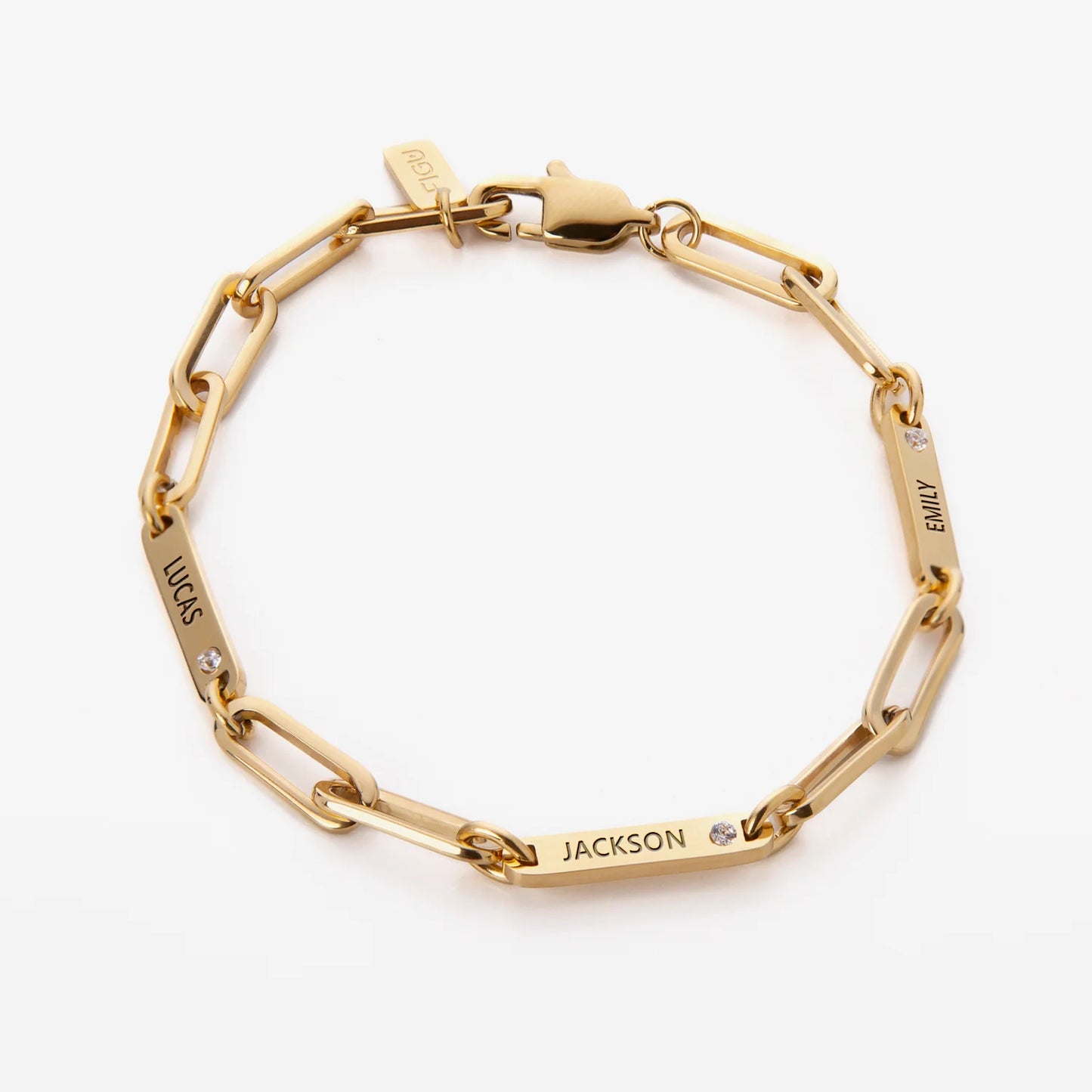 Matilde Engravable Nameplate Bracelet