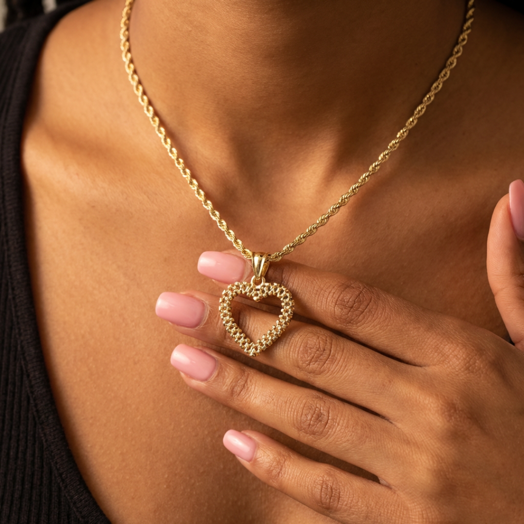 ROLEX HEART CHAIN & PENDANT DEAL