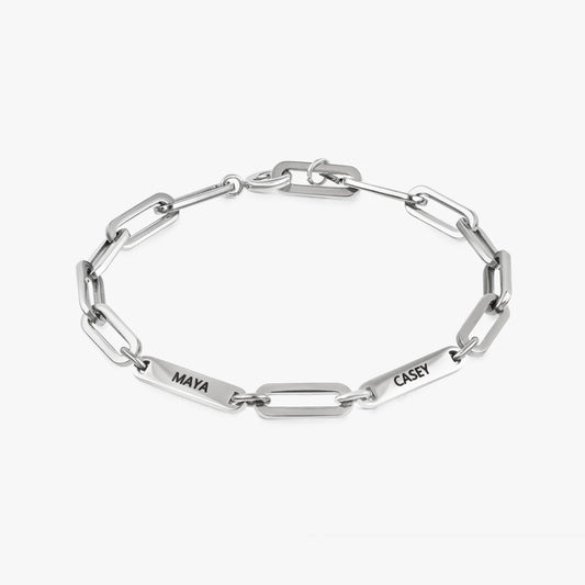 Matilde Engravable Nameplate Bracelet