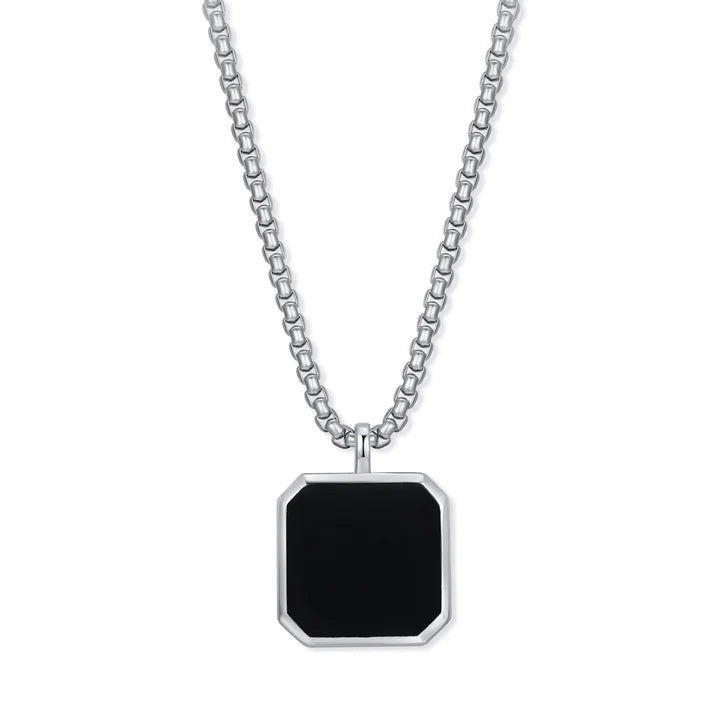 Unique Heat-Activated Memory Necklace in Black Onyx