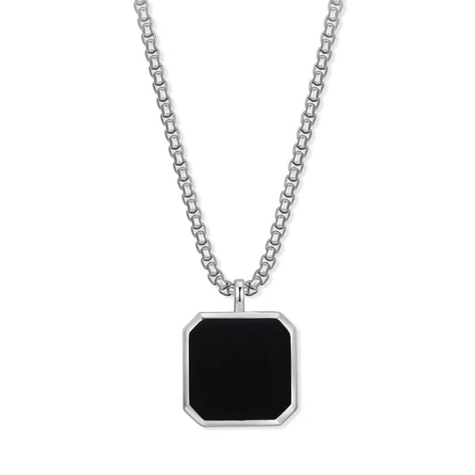 Unique Heat-Activated Memory Necklace in Black Onyx