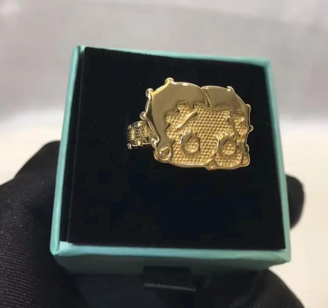 Rolex Betty 14K Gold Plated Ring