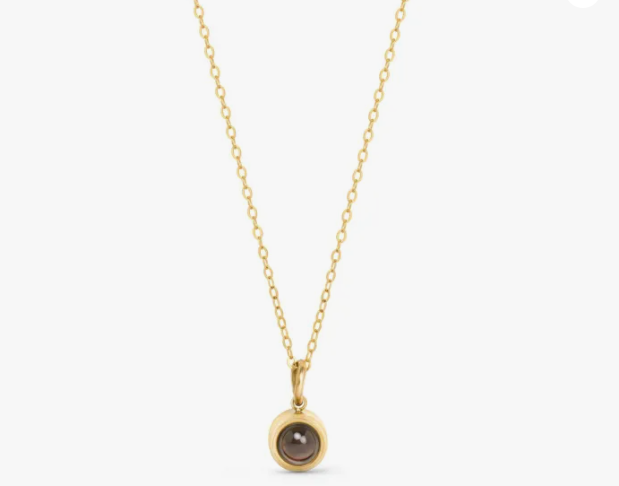 Personalized Circle Photo Projection Necklace