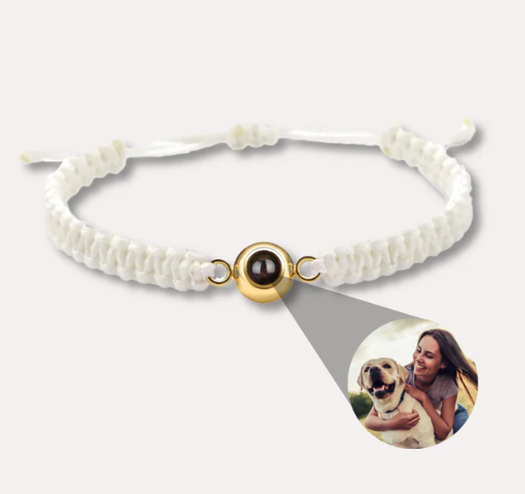 Custom Photo Projection Wool Bracelet