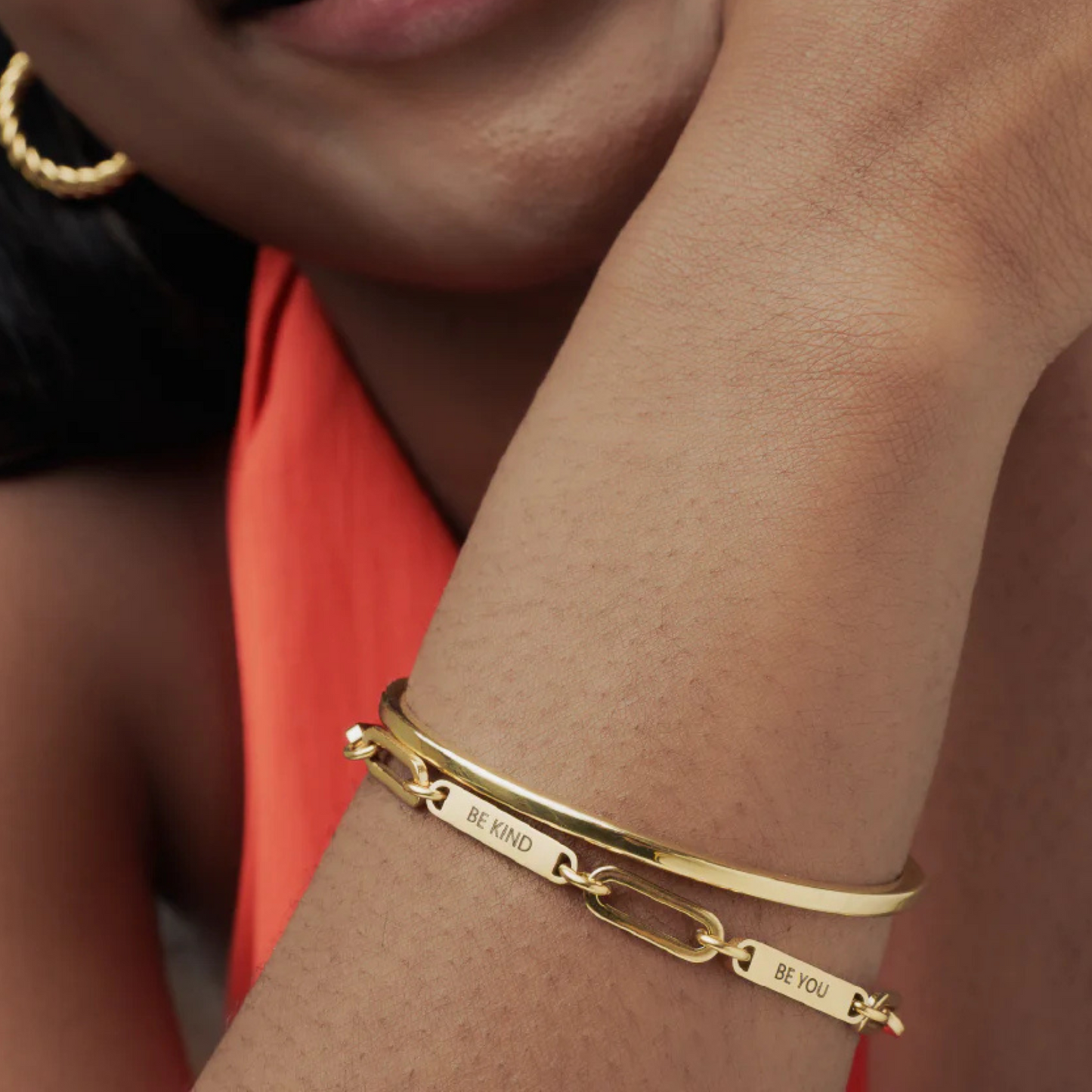 Matilde Engravable Nameplate Bracelet