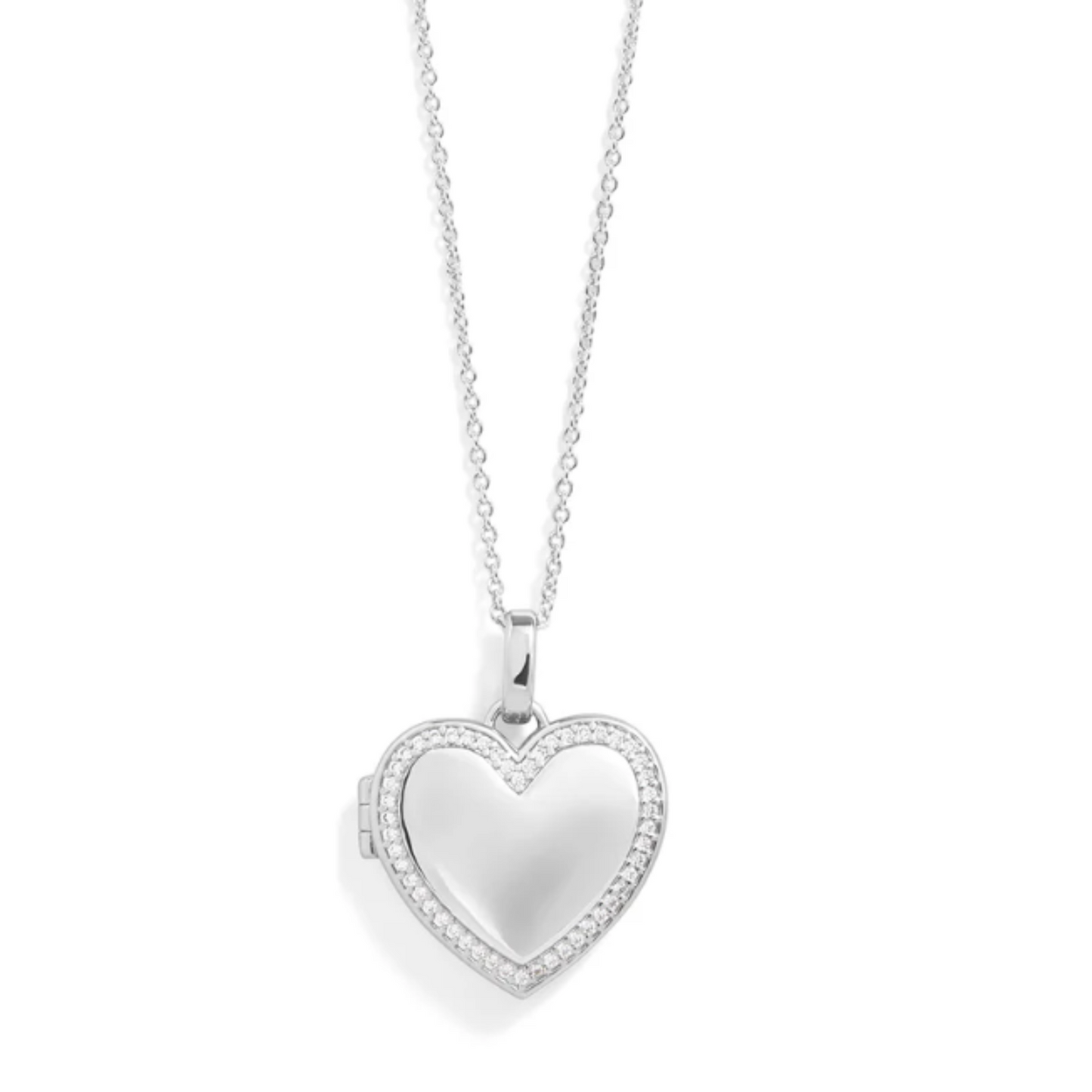 Personalized Heart Locket Necklace