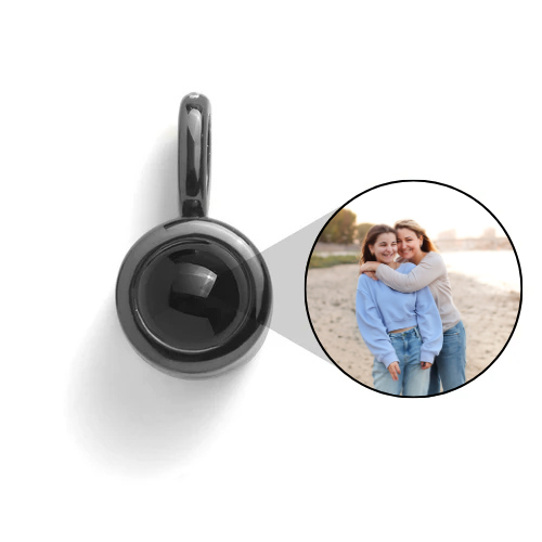 Personalized Circle Photo Charm