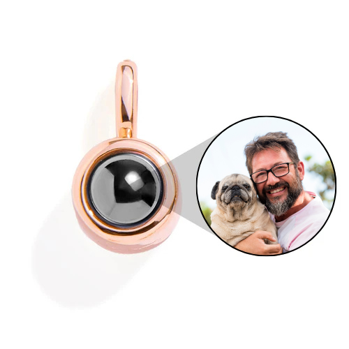 Personalized Circle Photo Charm
