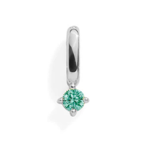 AQUAMARINE CHARM - SILVER