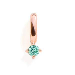 AQUAMARINE CHARM - ROSE GOLD
