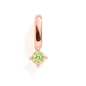 PERIDOT CHARM - ROSE GOLD