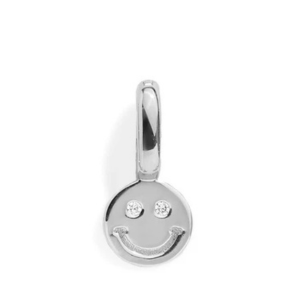 SMILEY FACE CHARM - SILVER