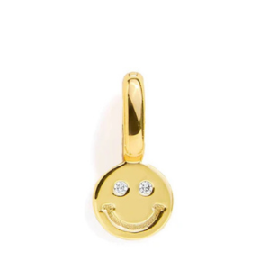 SMILEY FACE CHARM - GOLD