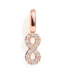 IFINITY CHARM - ROSE GOLD