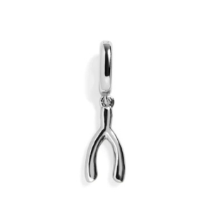 WISHBONE CHARM - SILVER
