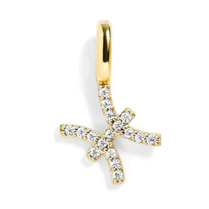 PAVE ZODIAC CHARM 8