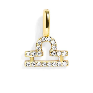PAVE ZODIAC CHARM 10