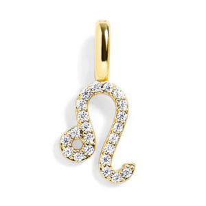 PAVE ZODIAC CHARM 12