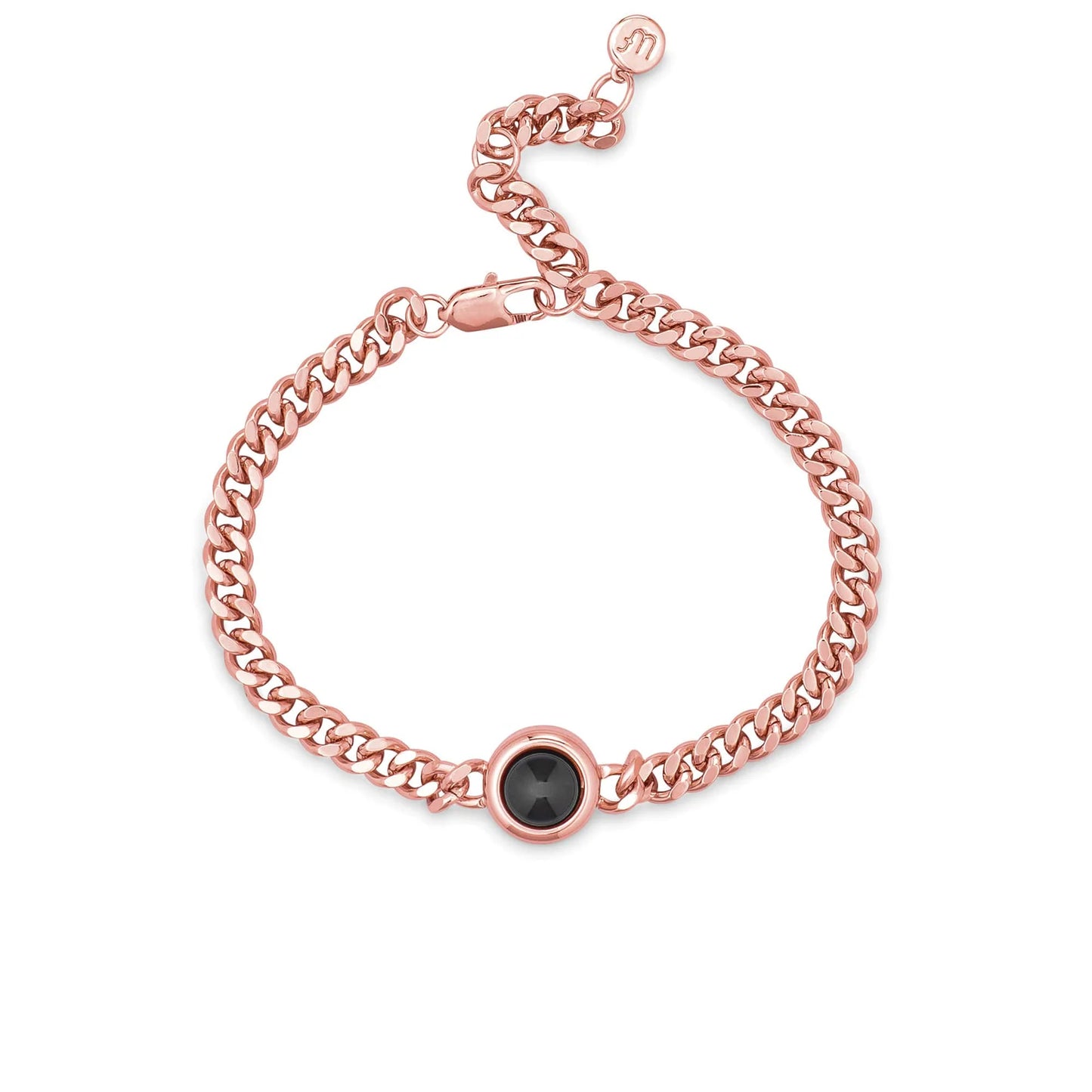 Personalized Photo Projection Chain Bracelet