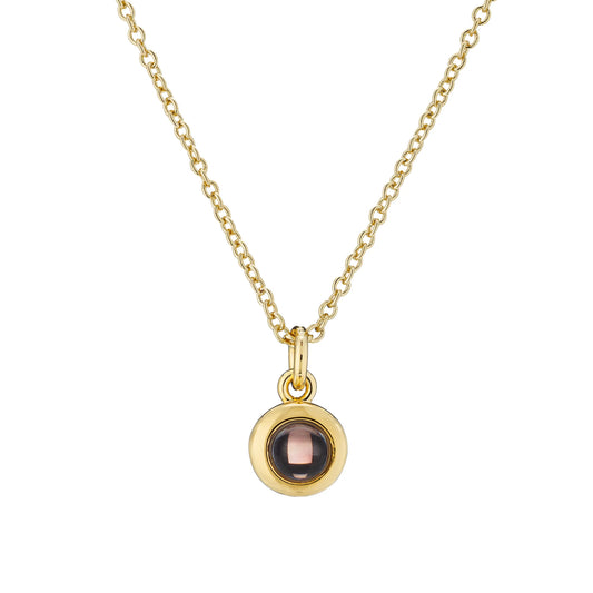 Personalized Circle Photo Projection Necklace