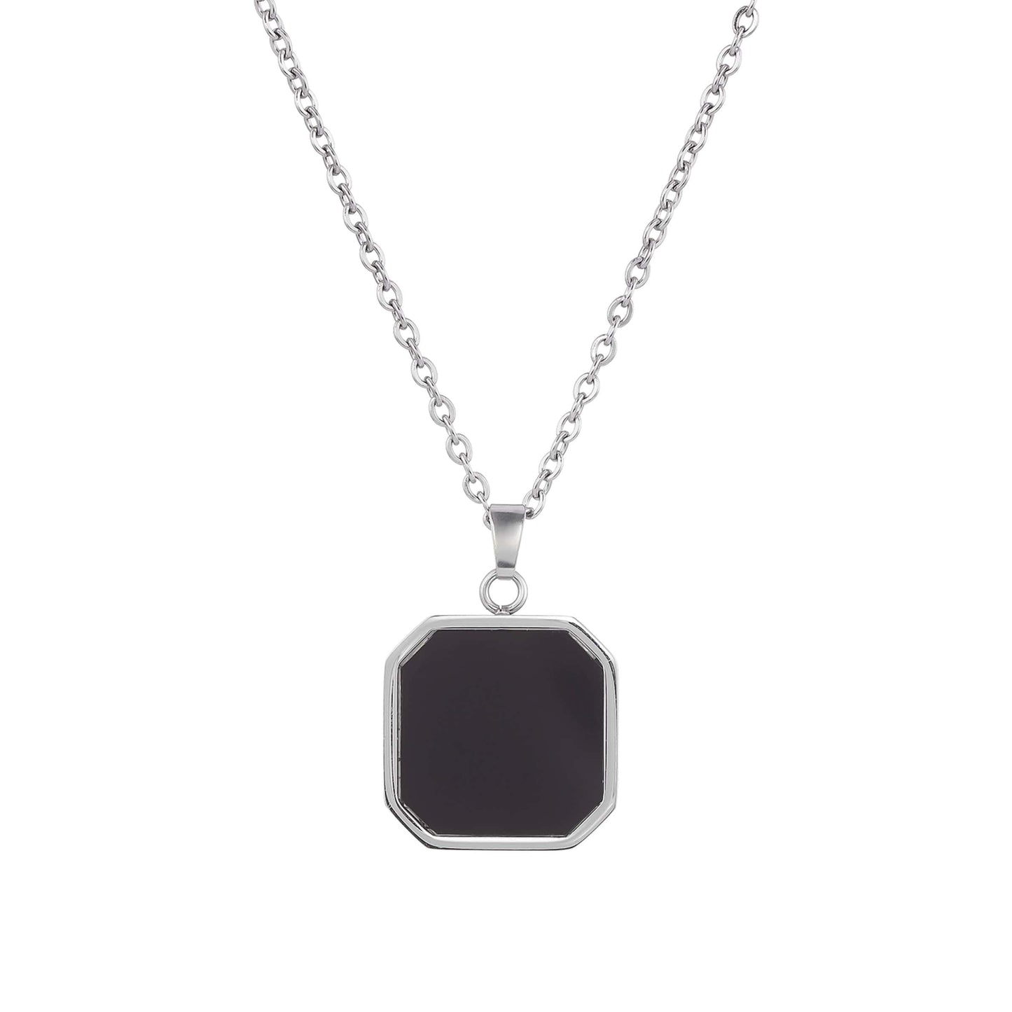 Unique Heat-Activated Memory Necklace in Black Onyx