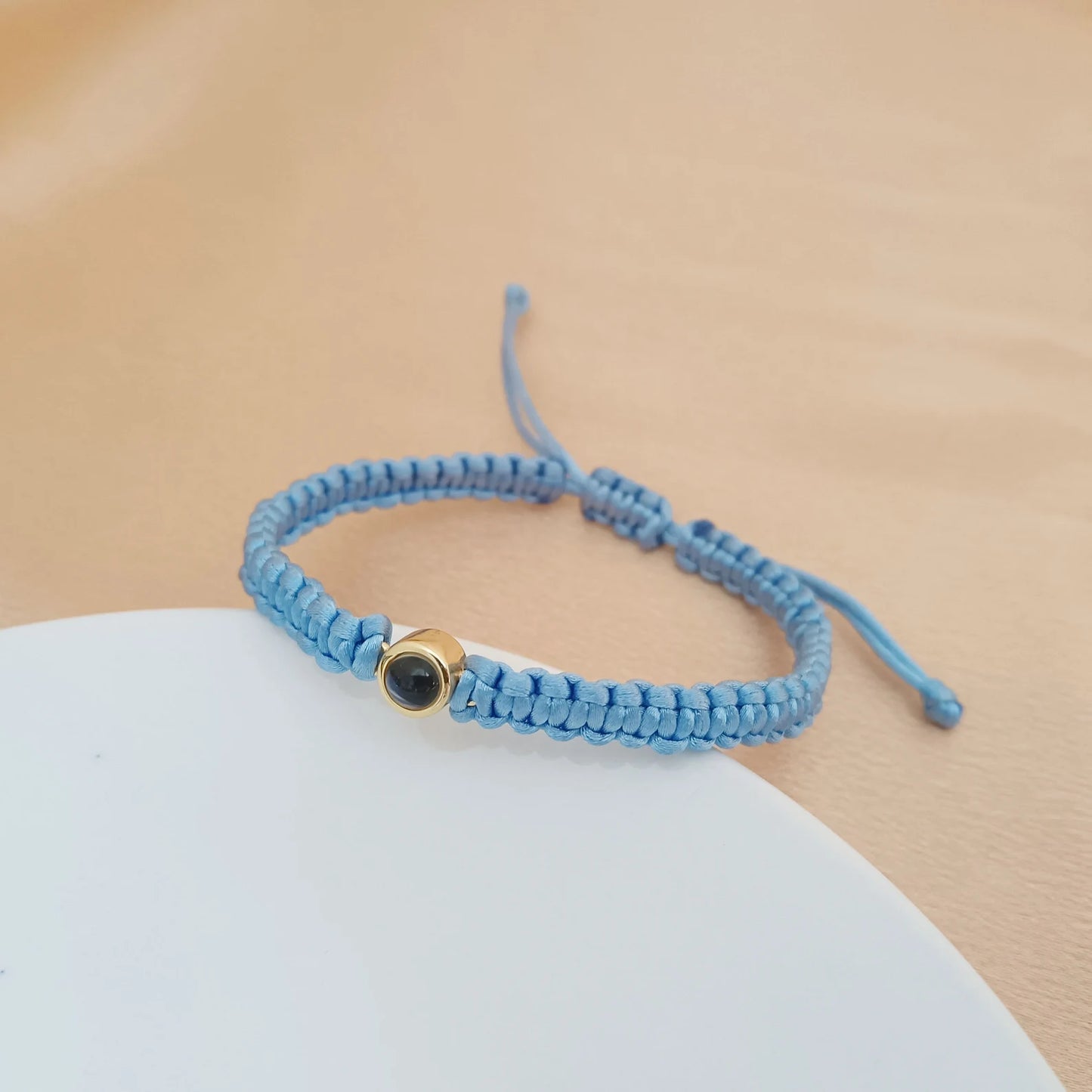 Custom Photo Projection Wool Bracelet