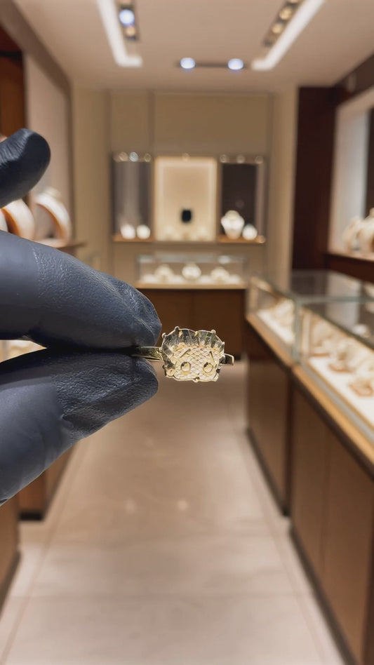 Rolex Betty 14K Gold Plated Ring