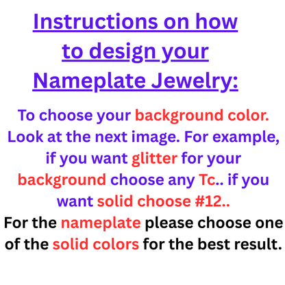 Kids Gold Cartoon Custom Name Jewelry